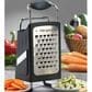 Microplane 4-Sided Box Grater in Black and Stainless Steel, , large