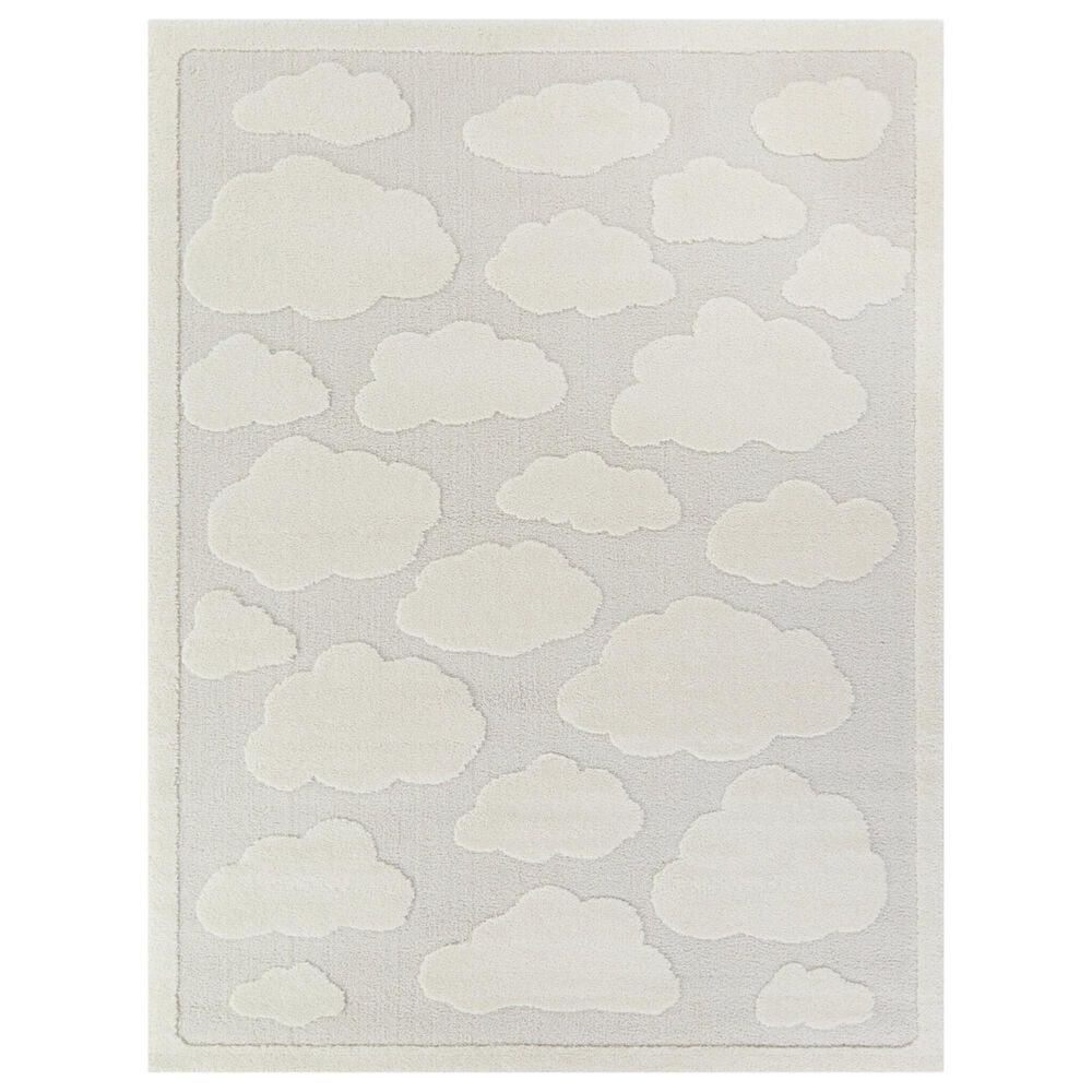 Balta Rugs Cumulus 4"4" x 6" Cream Kids Area Rug, , large