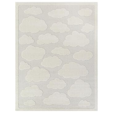Balta Rugs Cumulus 4"4" x 6" Cream Kids Area Rug, , large