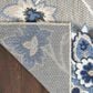 Nourison Aloha ALH31 7"10" x 10"6" Blue and Grey Indoor/Outdoor Area Rug, , large