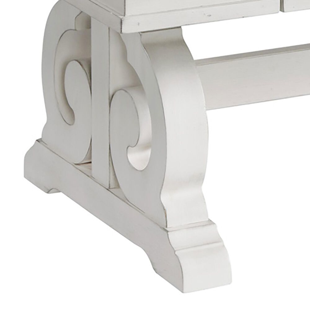 Hawthorne Furniture Drake Coffee Table in Rustic White and French Oak, , large