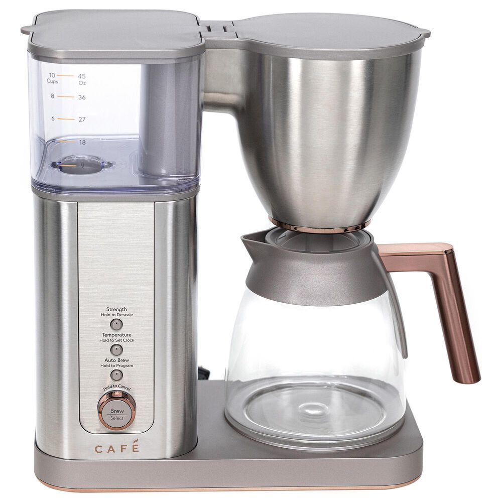 Cafe Specialty Drip Coffee Maker with Glass Carafe in Stainless Steel, , large
