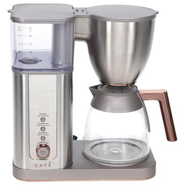 Cafe Specialty Drip Coffee Maker with Glass Carafe in Stainless Steel, , large