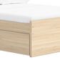 Ashley Onita Full Platform Bed with 1 Side Storage in Natural, , large