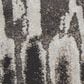 Feizy Vancouver 4" x 6" Gray and Charcoal Area Rug, , large