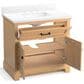 Kohler Charlemont 36" Single Bathroom Vanity in Light Oak with 3 cm White Quartz Top and Rectangular Sink, , large
