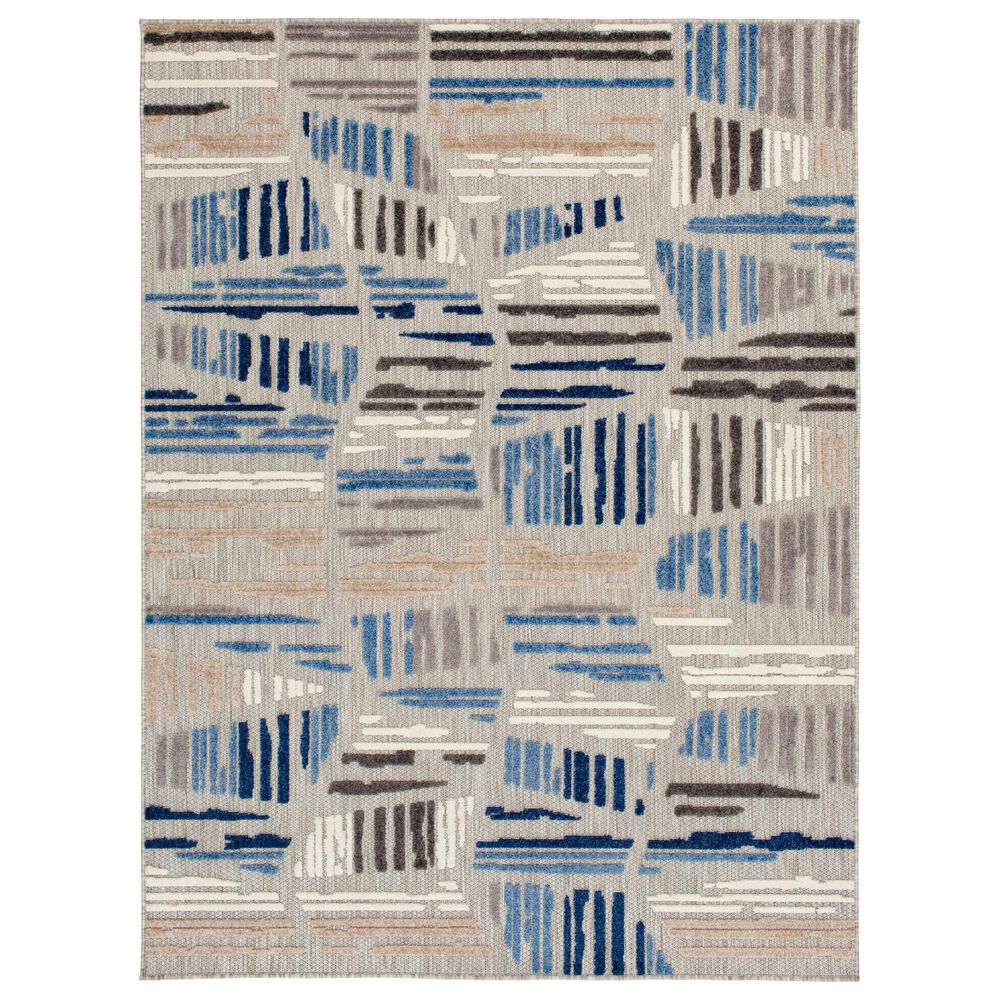 Central Oriental Fontana Hadrian 2"2" x 3" Gray Area Rug, , large