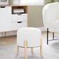 Lumisource Michelle Terry Ottoman in Cream, , large