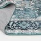 Central Oriental Rugease Chantal 5" x 7" Green and Ivory Area Rug, , large