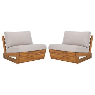 Safavieh Lynn Lounge Chair in Light Grey (Set of 2), , large