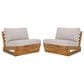 Safavieh Lynn Lounge Chair in Light Grey (Set of 2), , large