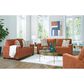 Ashley Aviemore Stationary Sofa and Loveseat Set in Spice, , large
