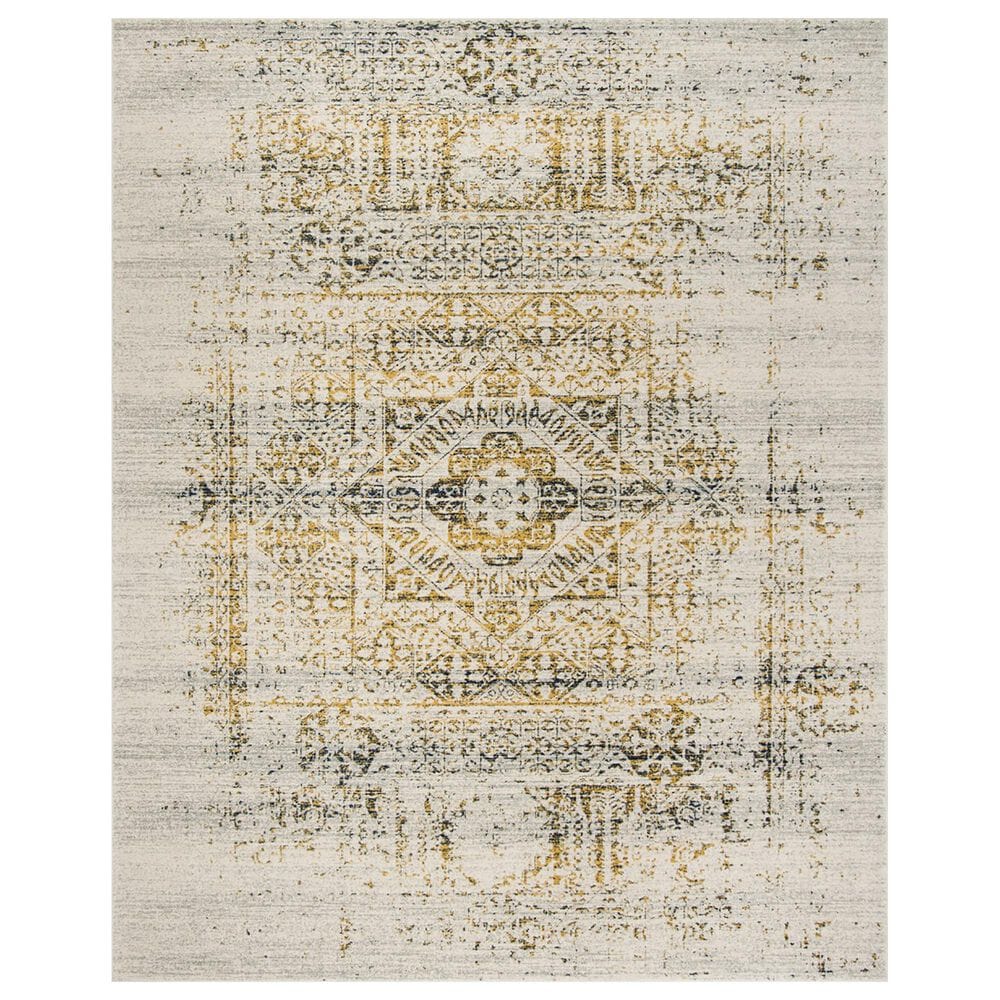 Safavieh Evoke EVK232C 10" x 14" Ivory and Blue Area Rug, , large