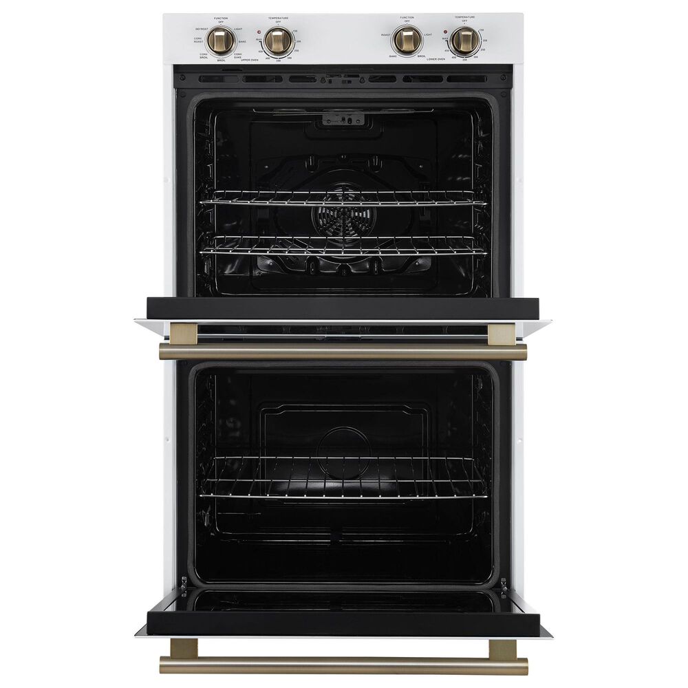 Forno Vomero 30" Double Electric Wall Oven in White, , large