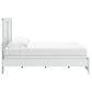 Ashley Bostwick Shoals 5-Piece King Panel Bedroom Set in White, , large