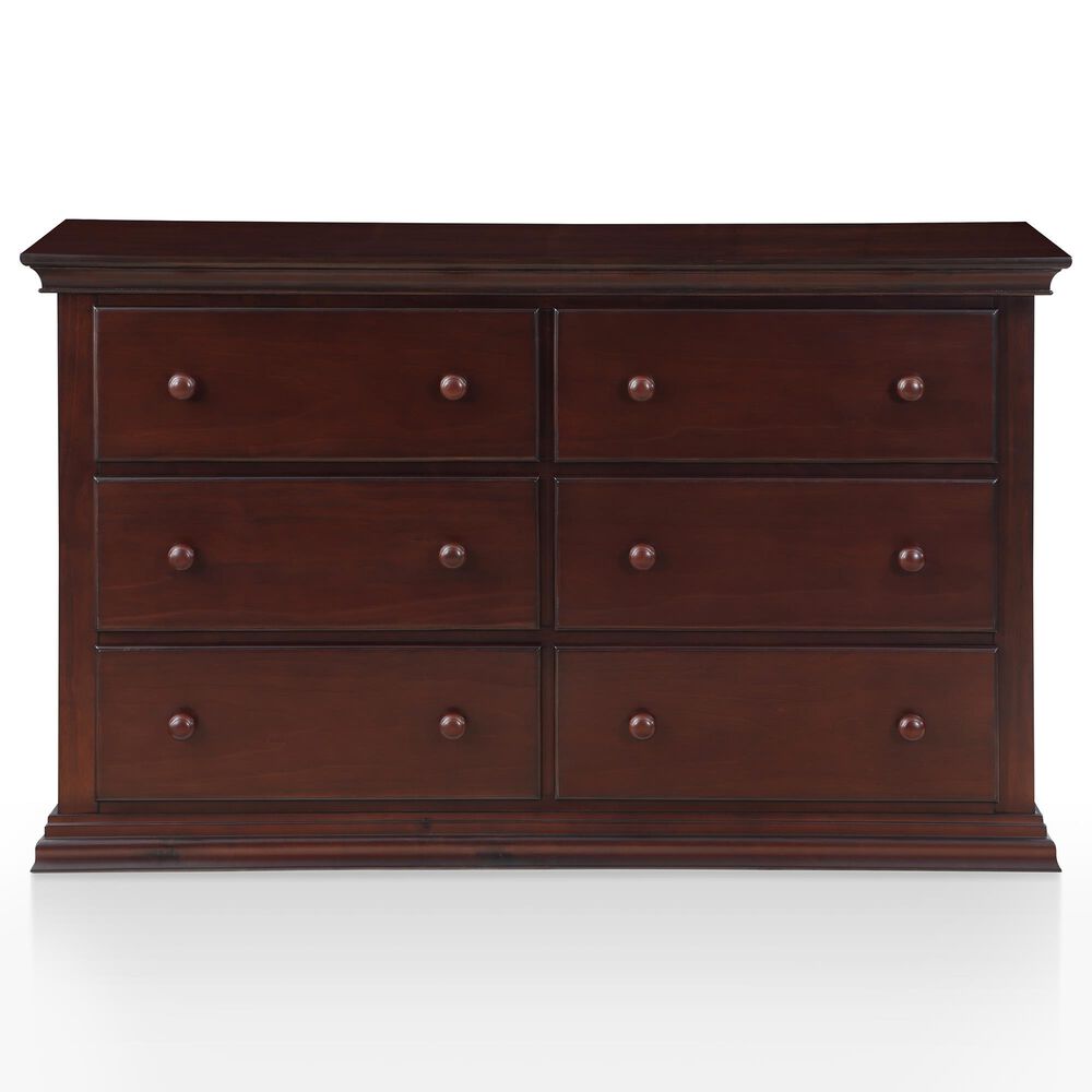 Suite Bebe Bailey 6Drawer Double Dresser in Espresso NFM
