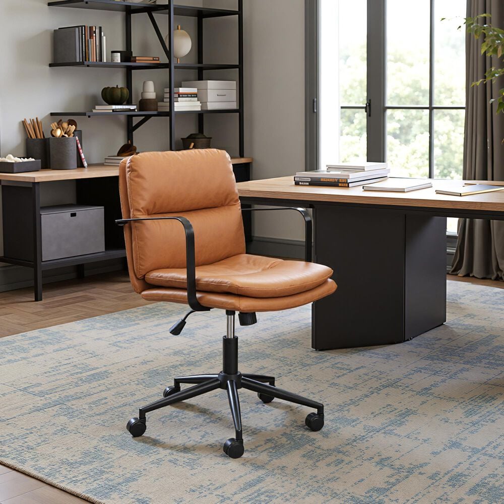 Zuo Modern Birao Office Chair in Black, , large