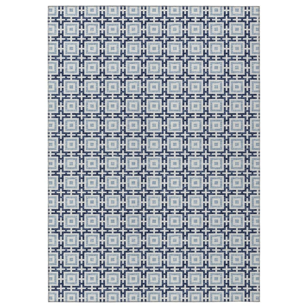 Dalyn Rug Company Marlo 9" x 12" Navy Indoor/Outdoor Area Rug, , large