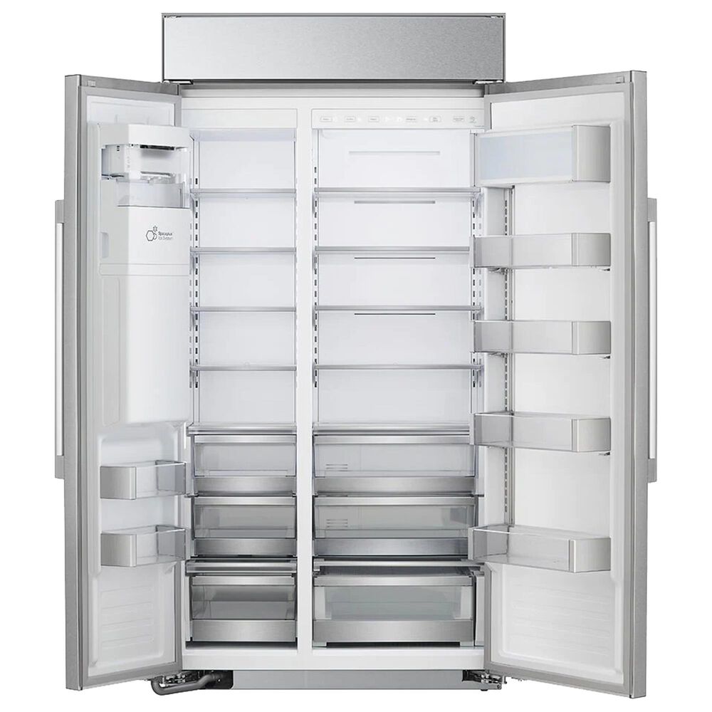 LG Studio 26 Cu. Ft. Side-by-Side Refrigerator in Stainless Steel, , large