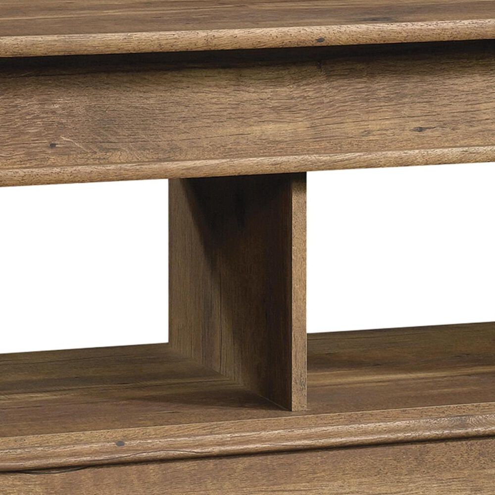 Sauder Palladia Lifttop Coffee Table in Vintage Oak Nebraska