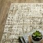 Oriental Weavers Reed 3"3" x 5" Ivory and Brown Area Rug, , large