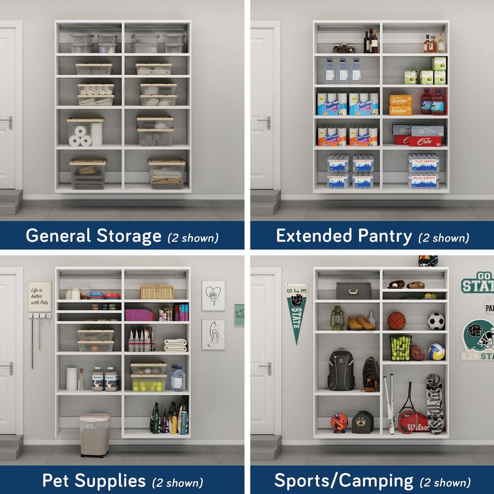 Sauder Wall-Mounted Shallow Cabinet &amp; Doors Bundle, , large