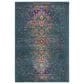 Safavieh Madison MAD122C 5"1" x 7"6" Blue and Fuchsia Area Rug, , large
