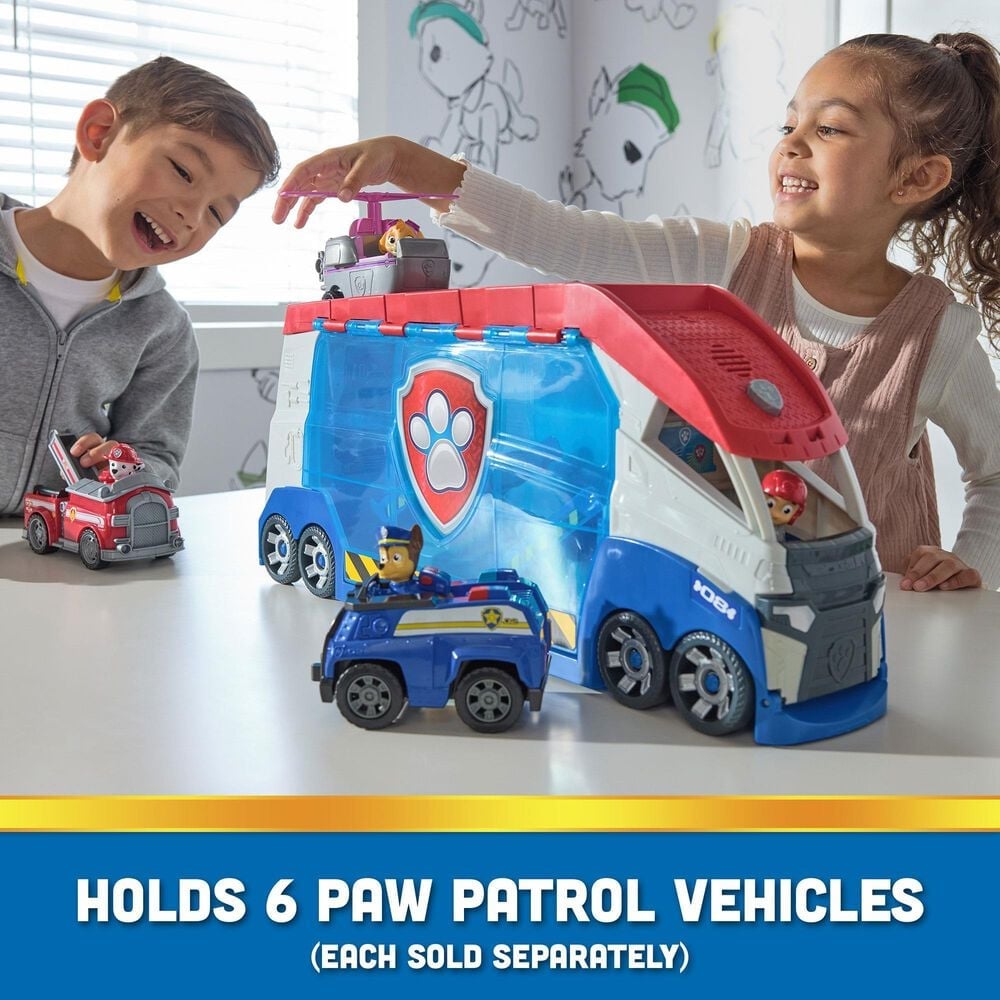 PAW Patrol Transforming Paw Patroller Vehicle in Multicolor, , large