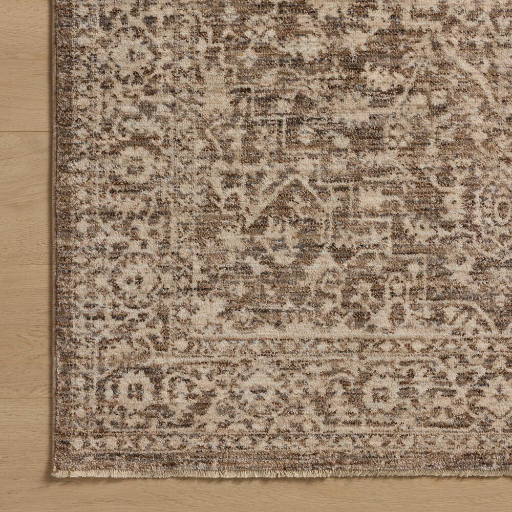 Loloi II Newman 2&#39;7&quot; x 10&#39; Dark Taupe and Natural Runner, , large