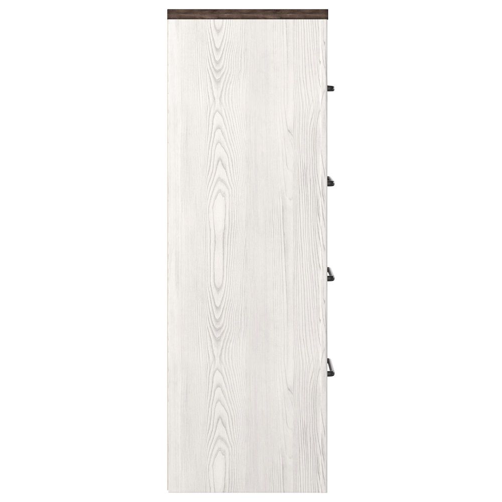 Signature Design by Ashley Gerridan 4 Drawers Chest in White and Gray, , large