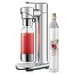 Keystone InFizz Fusion 1-Liter Sparkling Water, Soda and Carbonated Beverage Maker with CO2 Canister in Brushed Stainless Steel, , large