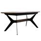 Amisco Boomerang Dining Table in Black Coral and Pinecone, , large