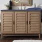 James Martin Vanities Portland 48" Single Bathroom Vanity in Whitewashed Walnut with 3 cm Charcoal Soapstone Quartz Top and Rectangular Sink, , large