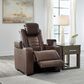 Ashley High Impact Power Recliner with Adjustable Headrest in Tobacco, , large