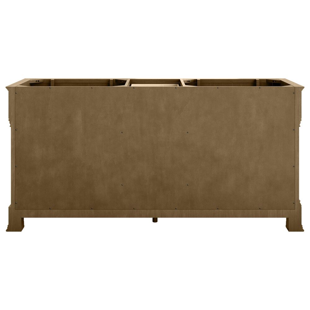 James Martin Vanities Brookfield 72" Double Bathroom Vanity in Honey Oak with 3cm Carrara White Marble Top and Rectangular Sinks, , large