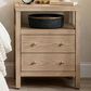 Butler Specialty Company Nora 2 Drawer Nightstand with Open Shelf in Light Oak, , large