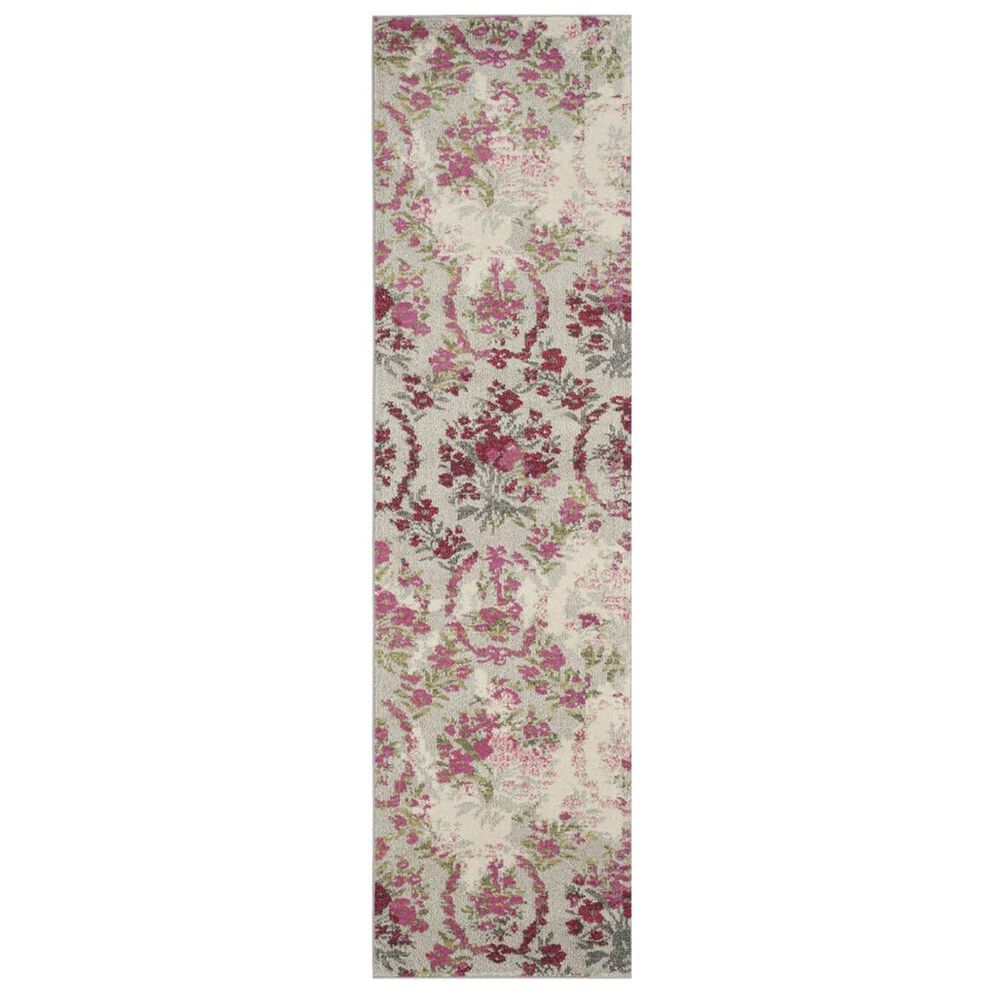 Safavieh Monaco MNC205R 2"2" x 8" Ivory and Pink Runner, , large