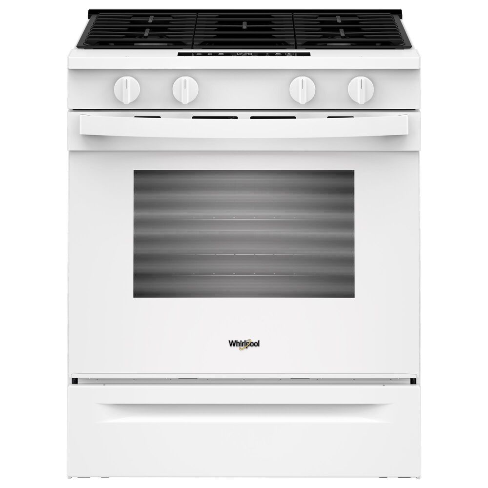 Whirlpool 30" Gas Range in White, , large