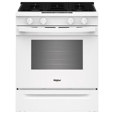 Whirlpool 30" Gas Range in White, , large