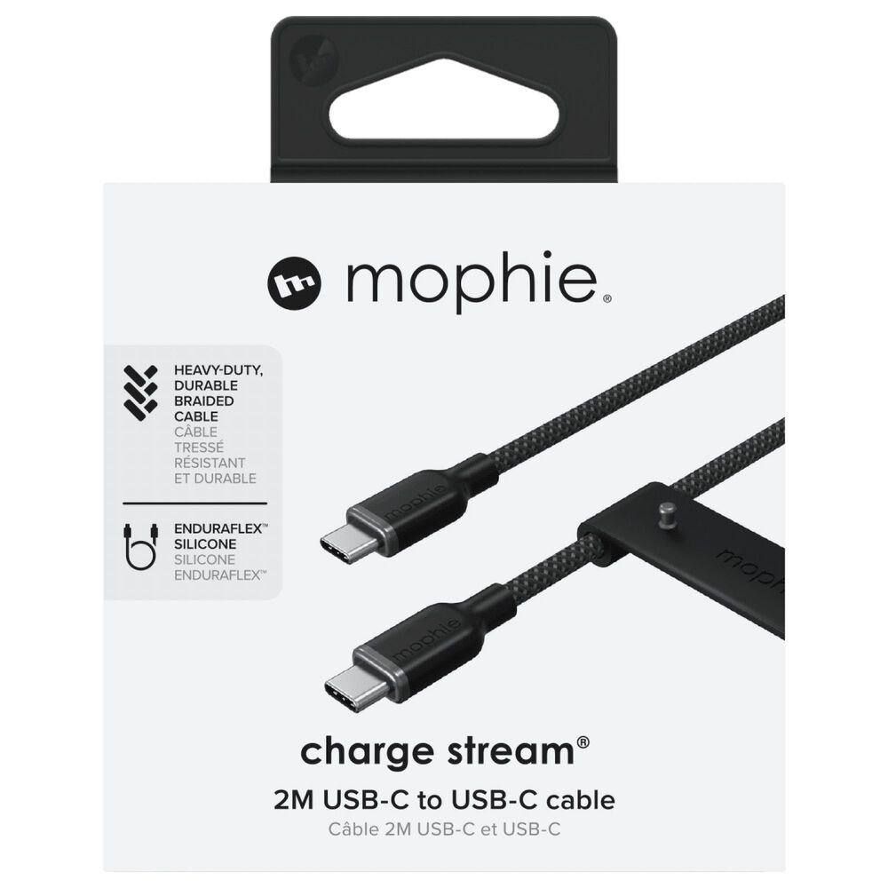 Mophie 6 Ft. USB-C to USB-C Cable in Black, , large