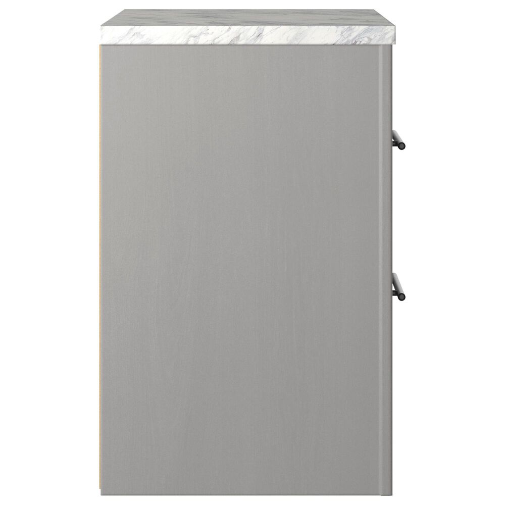 Signature Design by Ashley Cottonburg 2 Drawer Nightstand in Light Gray and White, , large