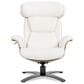Jennifer Taylor Home Jovan Manual Recliner Lounge Chair in Porcelain White, , large