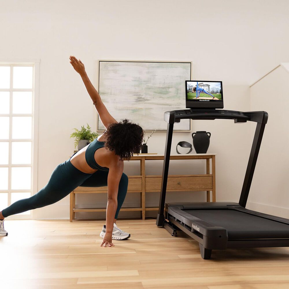 NordicTrack T Series 16 Folding Treadmill in Black, , large