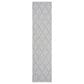 Safavieh Bermuda BMU804A 2" x 8" Ivory and Light Grey Indoor/Outdoor Area Performance Rug, , large