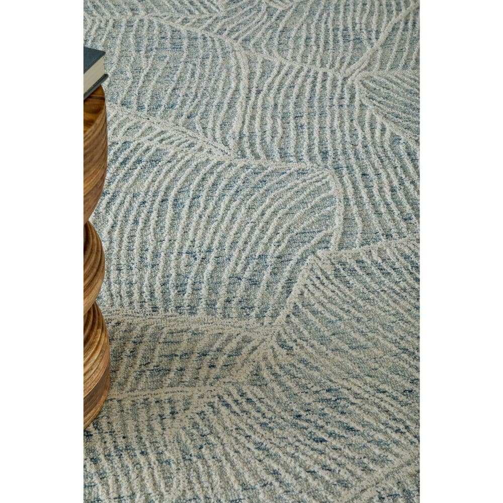 Feizy Winston Blue and Ivory 2' x 3' Area Rug, , large