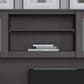 Bush Somerset 60" L-Shaped Desk with Hutch in Storm Gray, , large