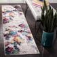 Safavieh Aria 2" x 8" Grey and Wine Runner, , large