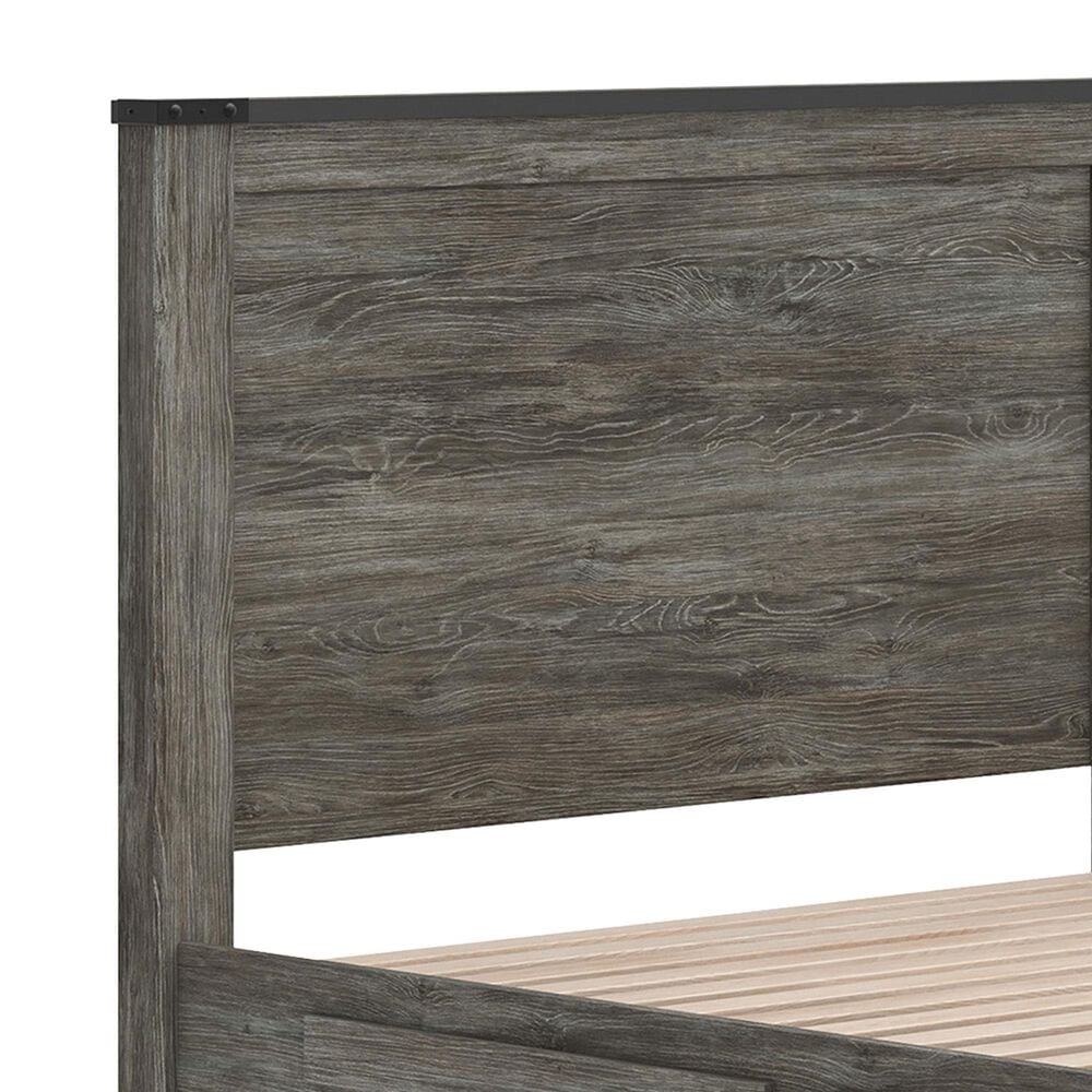 Ashley Frandern Full Platform Bed with Storage in Warm Gray, , large