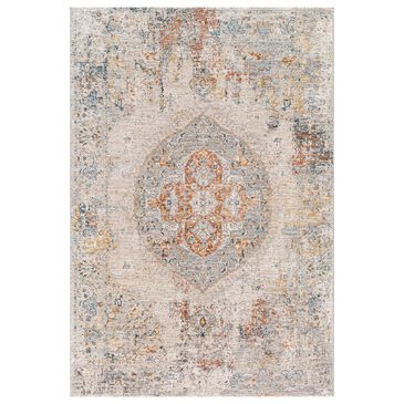 Surya Laila 2"7" x 10" Orange, Teal, Sage, Saffron, Gray and Cream Runner, , large