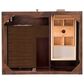 James Martin Vanities Addison 30" Single Bathroom Vanity in Mid-Century Acacia with 3 cm Lime Delight Quartz Top and Rectangular Sink, , large